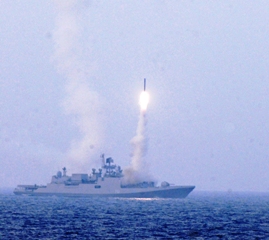 BRAHMOS missile successfully fired in salvo mode