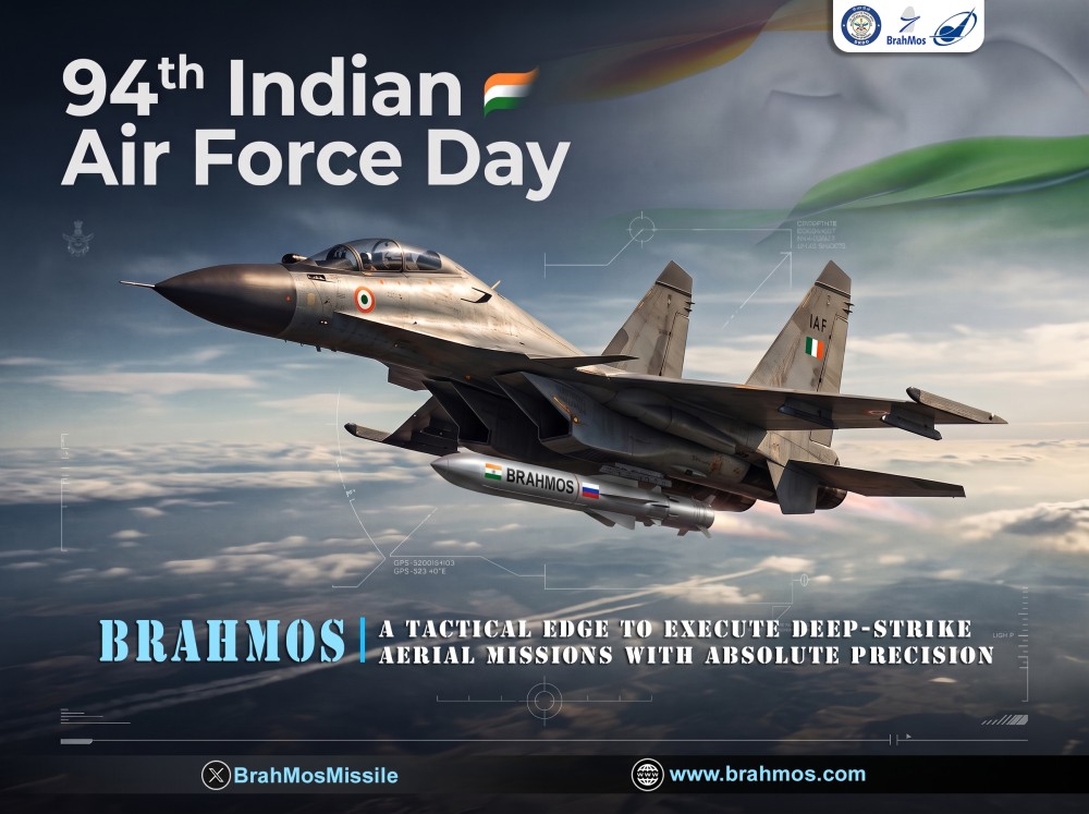 On 94th anniversary of Indian Air Force, BrahMos salutes our Air Warriors in protecting India's skies.